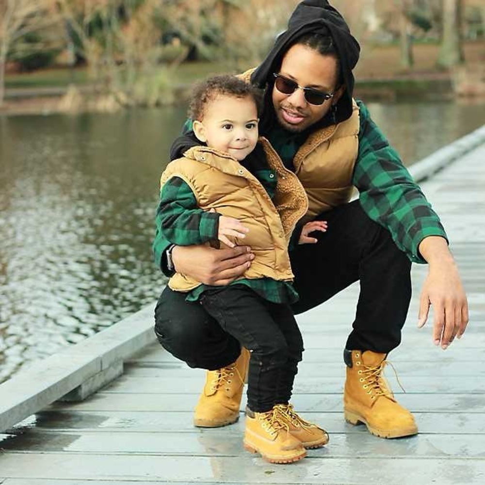 Red Timberland Nubuck Lace Up Lug Sole Waterproof Kids Unisex Boots Siz… - Picture 10 of 10